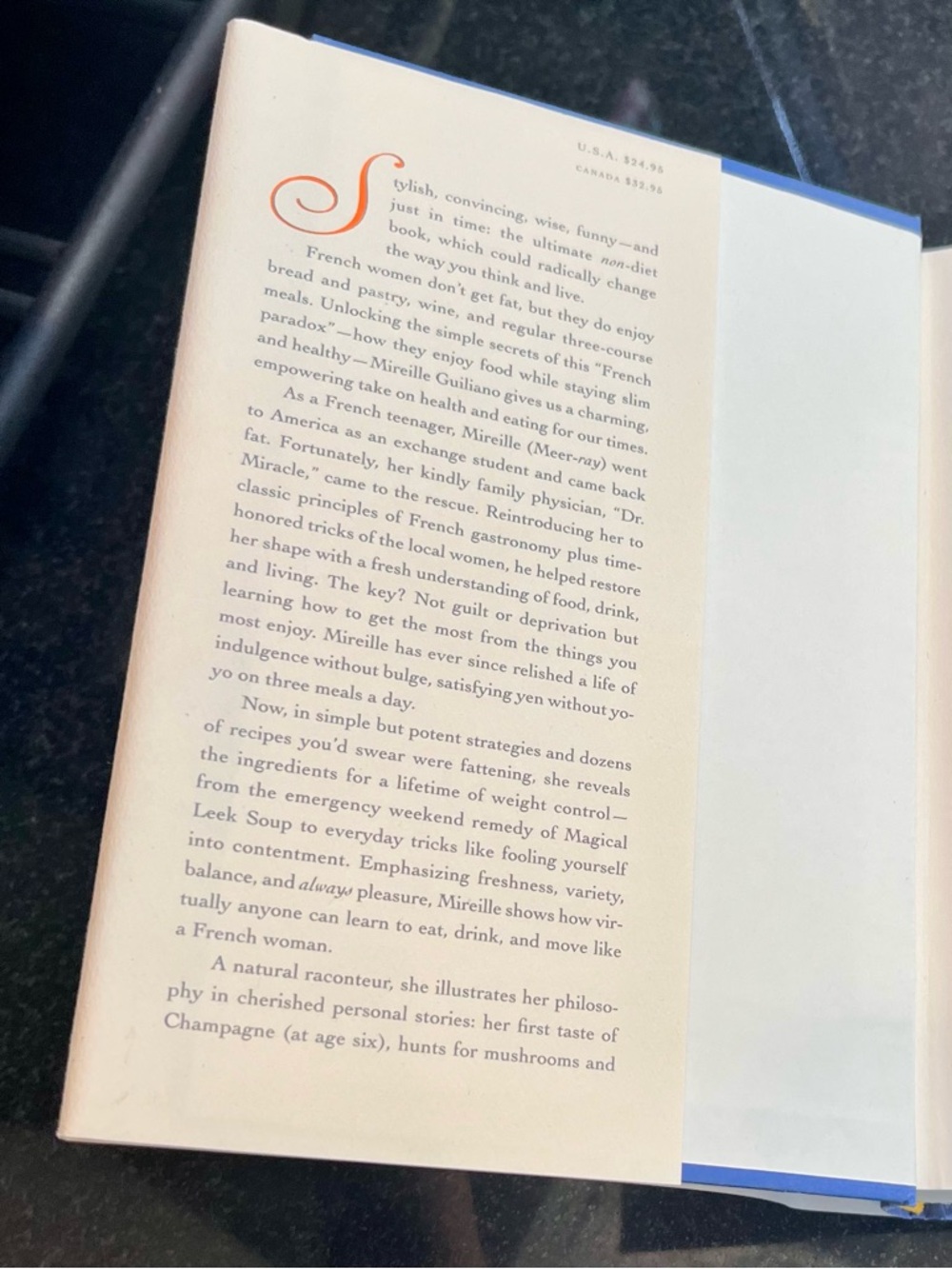 French Women Don’t Get Fat hardcover book, new - Picture 2 of 4